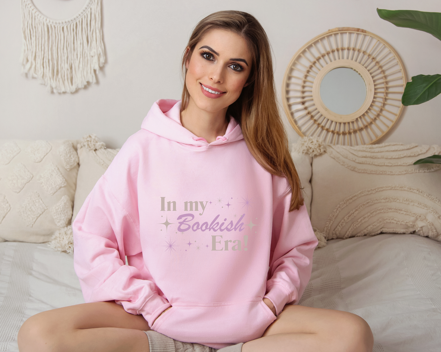In My Bookish Era Hoodie | Cute Book Lover Sweatshirt | Booktok Reading Hoodie | Cozy Unisex Bookworm Gift | Literary Aesthetic Hoodie