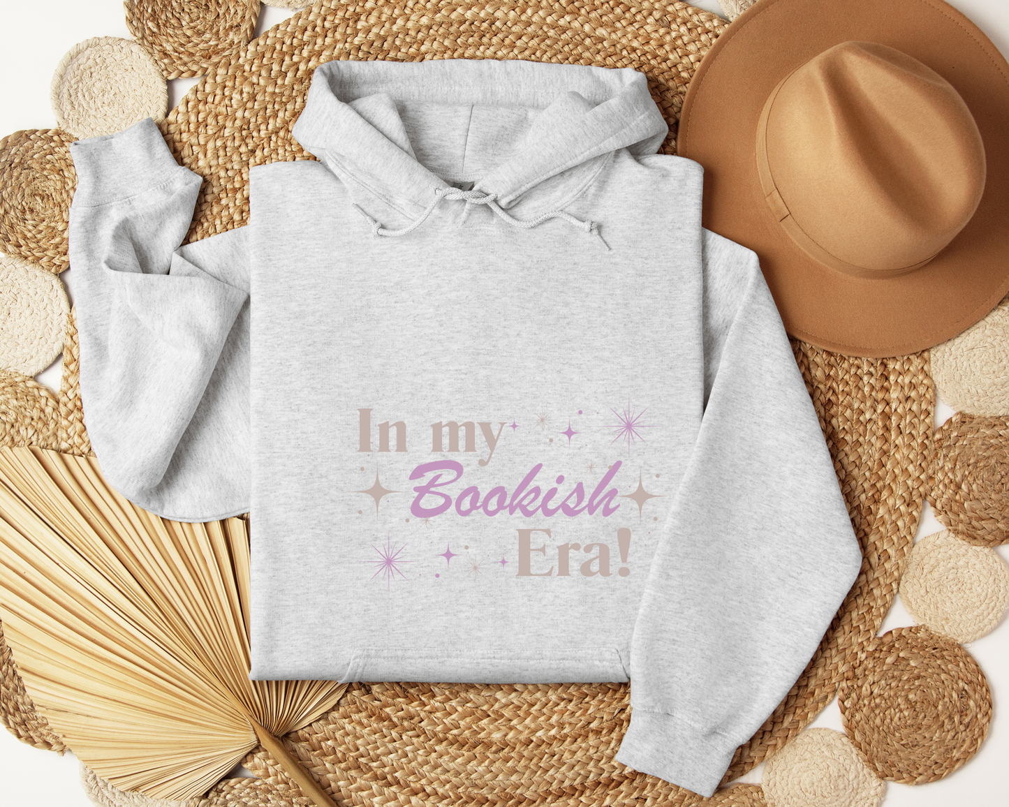 In My Bookish Era Hoodie | Cute Book Lover Sweatshirt | Booktok Reading Hoodie | Cozy Unisex Bookworm Gift | Literary Aesthetic Hoodie