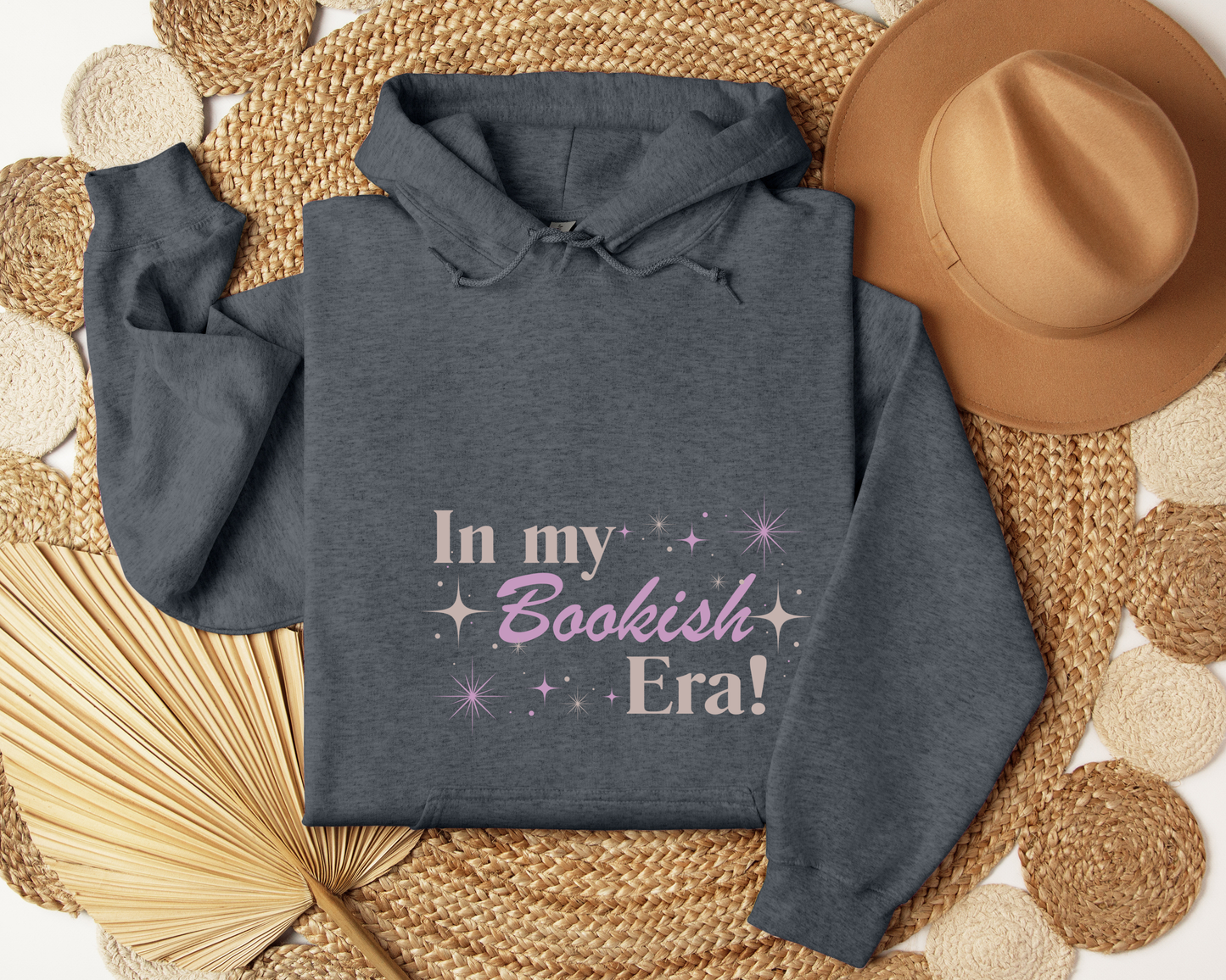 In My Bookish Era Hoodie | Cute Book Lover Sweatshirt | Booktok Reading Hoodie | Cozy Unisex Bookworm Gift | Literary Aesthetic Hoodie