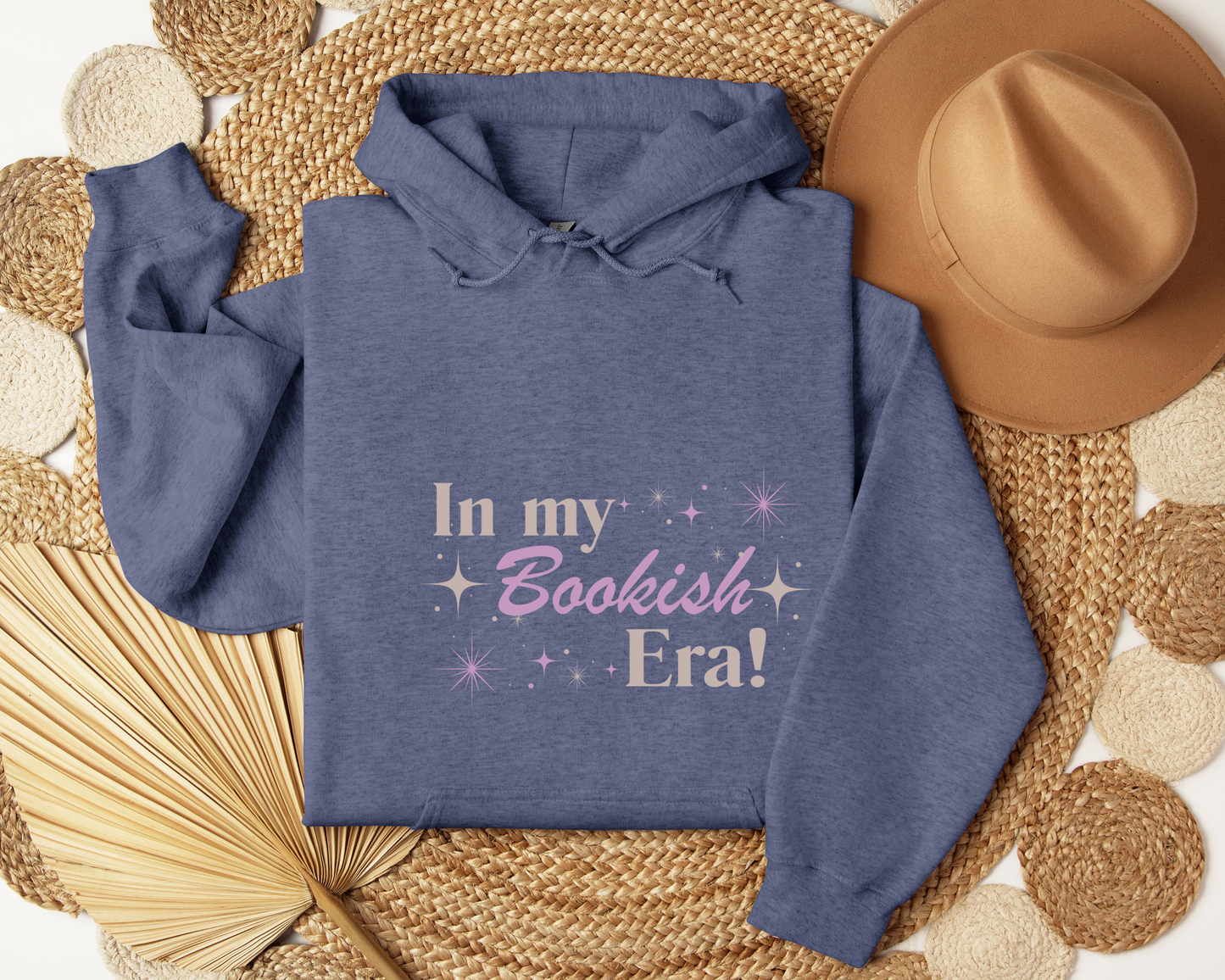 In My Bookish Era Hoodie | Cute Book Lover Sweatshirt | Booktok Reading Hoodie | Cozy Unisex Bookworm Gift | Literary Aesthetic Hoodie
