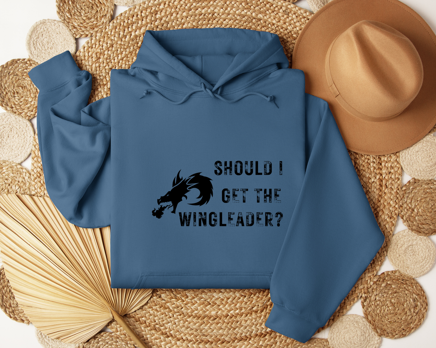 Should I Get the Wingleader Hoodie | Fourth Wing Inspired Hoodie | Dragon Rider Bookish Sweatshirt | Fantasy Reader Gift | Cozy Fandom Hoodie