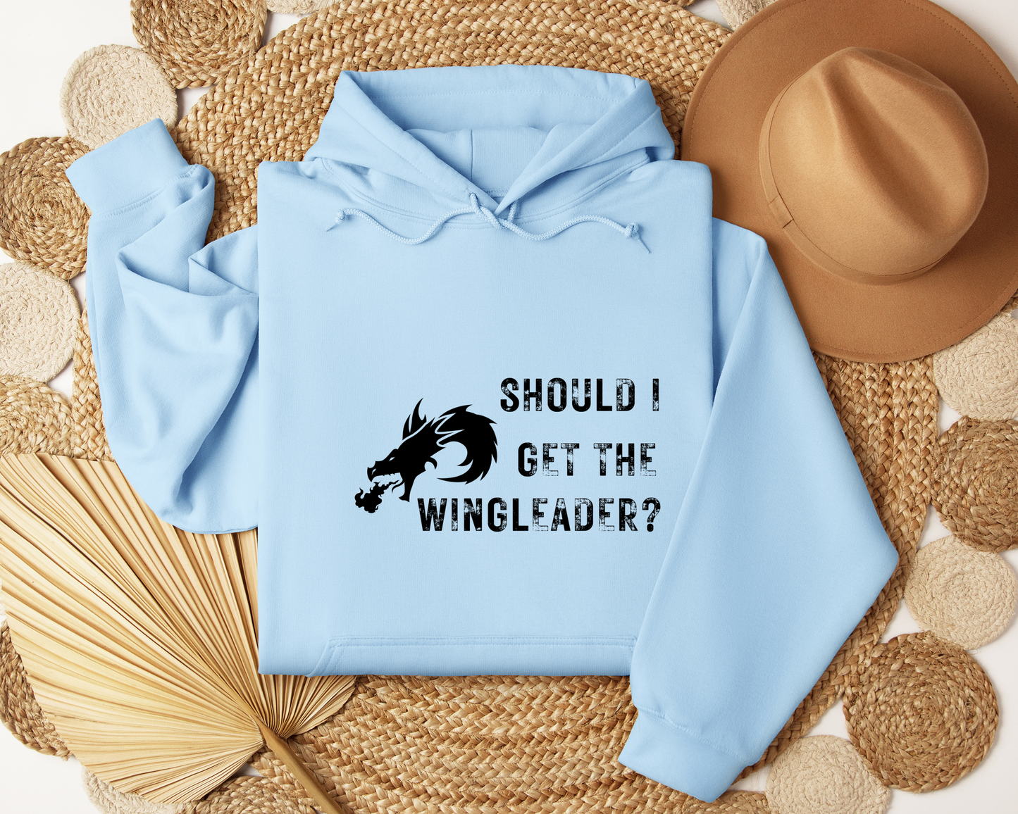 Should I Get the Wingleader Hoodie | Fourth Wing Inspired Hoodie | Dragon Rider Bookish Sweatshirt | Fantasy Reader Gift | Cozy Fandom Hoodie