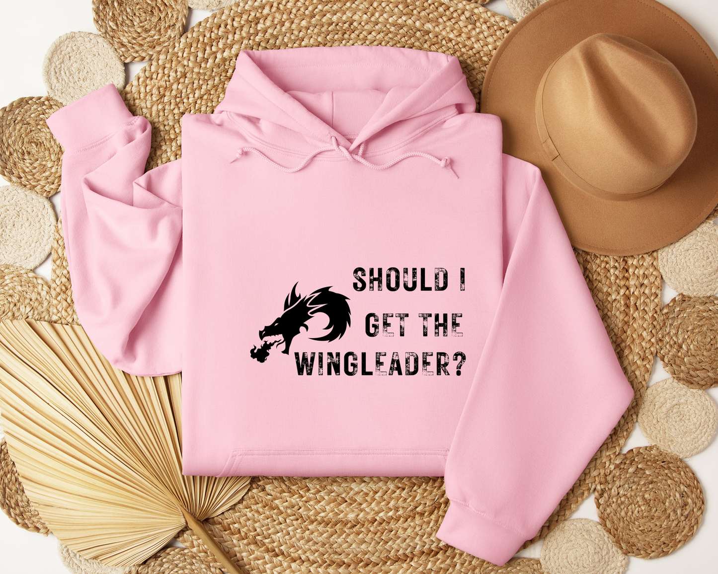 Should I Get the Wingleader Hoodie | Fourth Wing Inspired Hoodie | Dragon Rider Bookish Sweatshirt | Fantasy Reader Gift | Cozy Fandom Hoodie