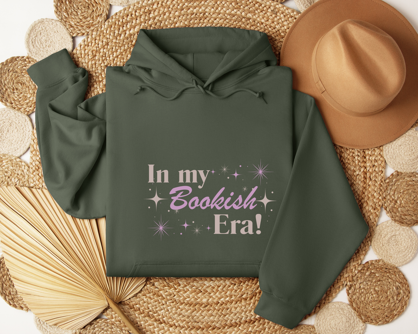 In My Bookish Era Hoodie | Cute Book Lover Sweatshirt | Booktok Reading Hoodie | Cozy Unisex Bookworm Gift | Literary Aesthetic Hoodie