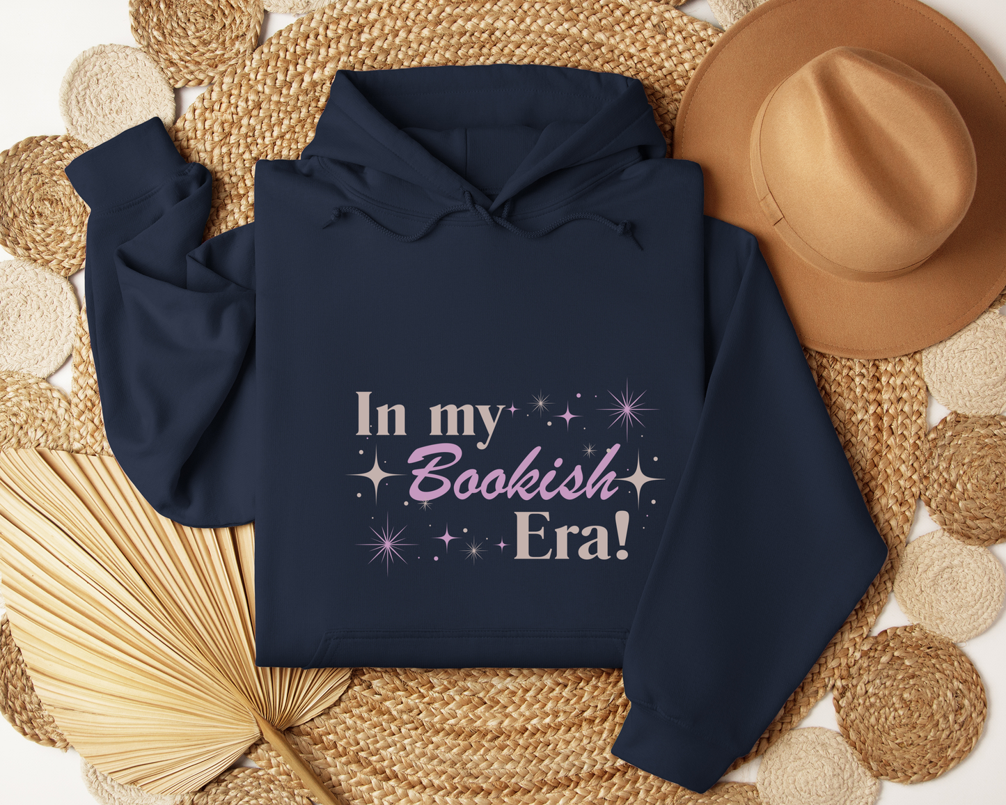 In My Bookish Era Hoodie | Cute Book Lover Sweatshirt | Booktok Reading Hoodie | Cozy Unisex Bookworm Gift | Literary Aesthetic Hoodie