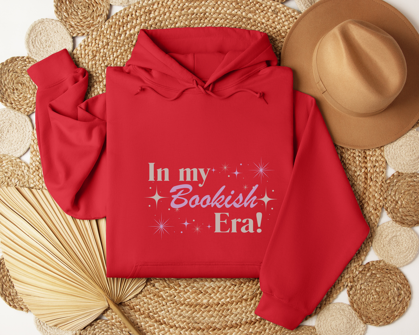 In My Bookish Era Hoodie | Cute Book Lover Sweatshirt | Booktok Reading Hoodie | Cozy Unisex Bookworm Gift | Literary Aesthetic Hoodie