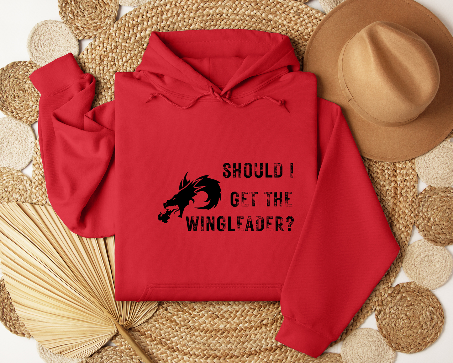 Should I Get the Wingleader Hoodie | Fourth Wing Inspired Hoodie | Dragon Rider Bookish Sweatshirt | Fantasy Reader Gift | Cozy Fandom Hoodie