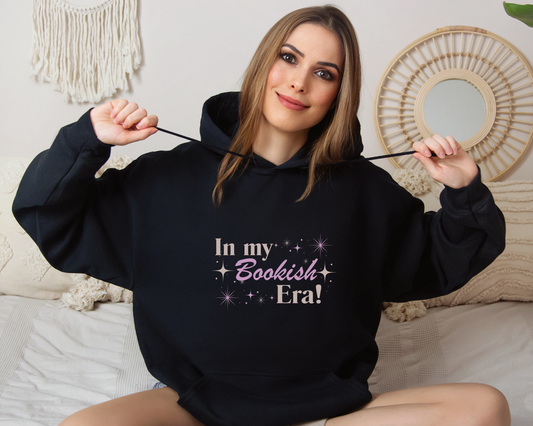 In My Bookish Era Hoodie | Cute Book Lover Sweatshirt | Booktok Reading Hoodie | Cozy Unisex Bookworm Gift | Literary Aesthetic Hoodie
