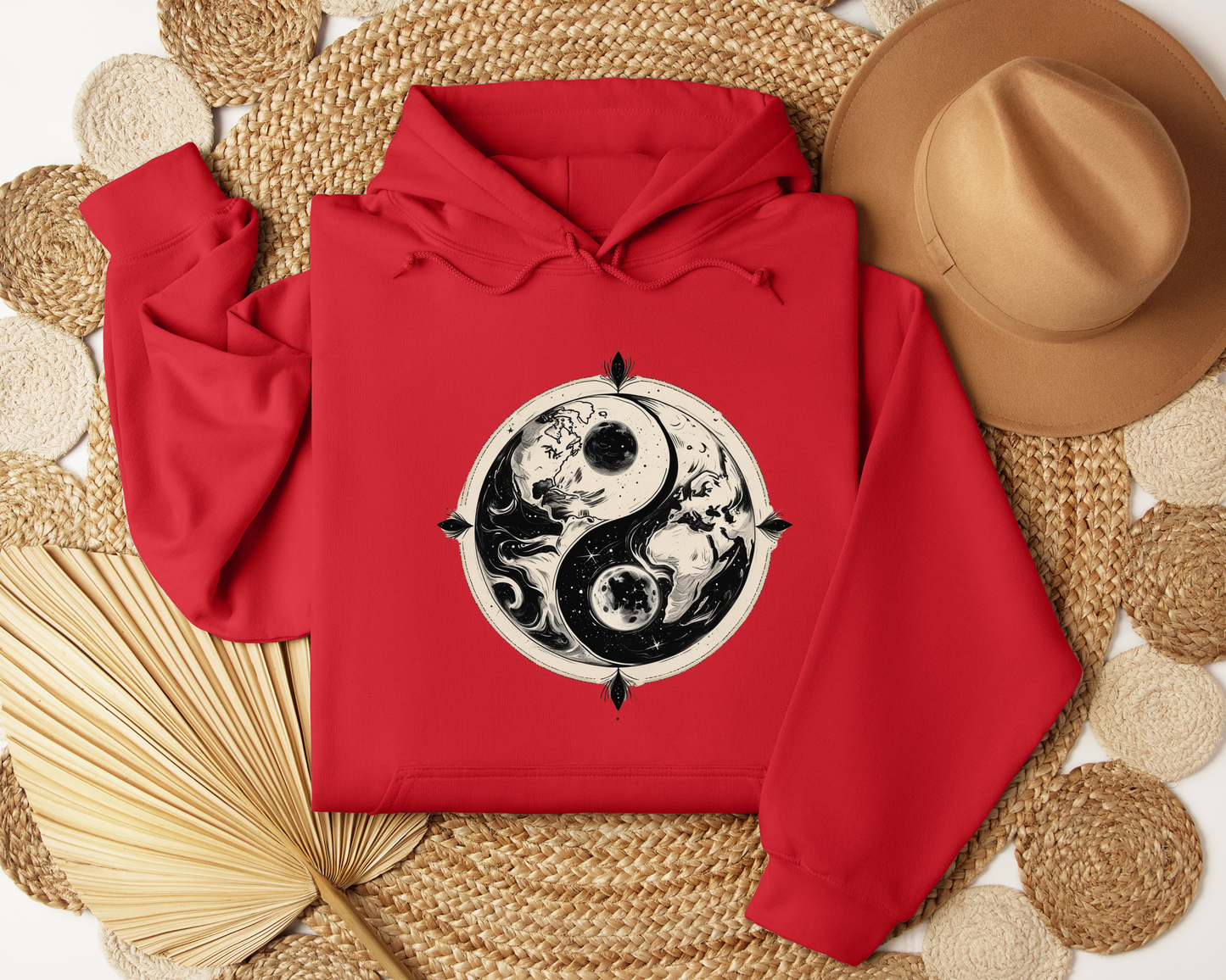 Cosmic Bloom Moon Hoodie, Celestial Moon Phases Hoodie, Astrology Sweatshirt, Lunar Hoodie, Spiritual Hoodie, Unisex Hoodie